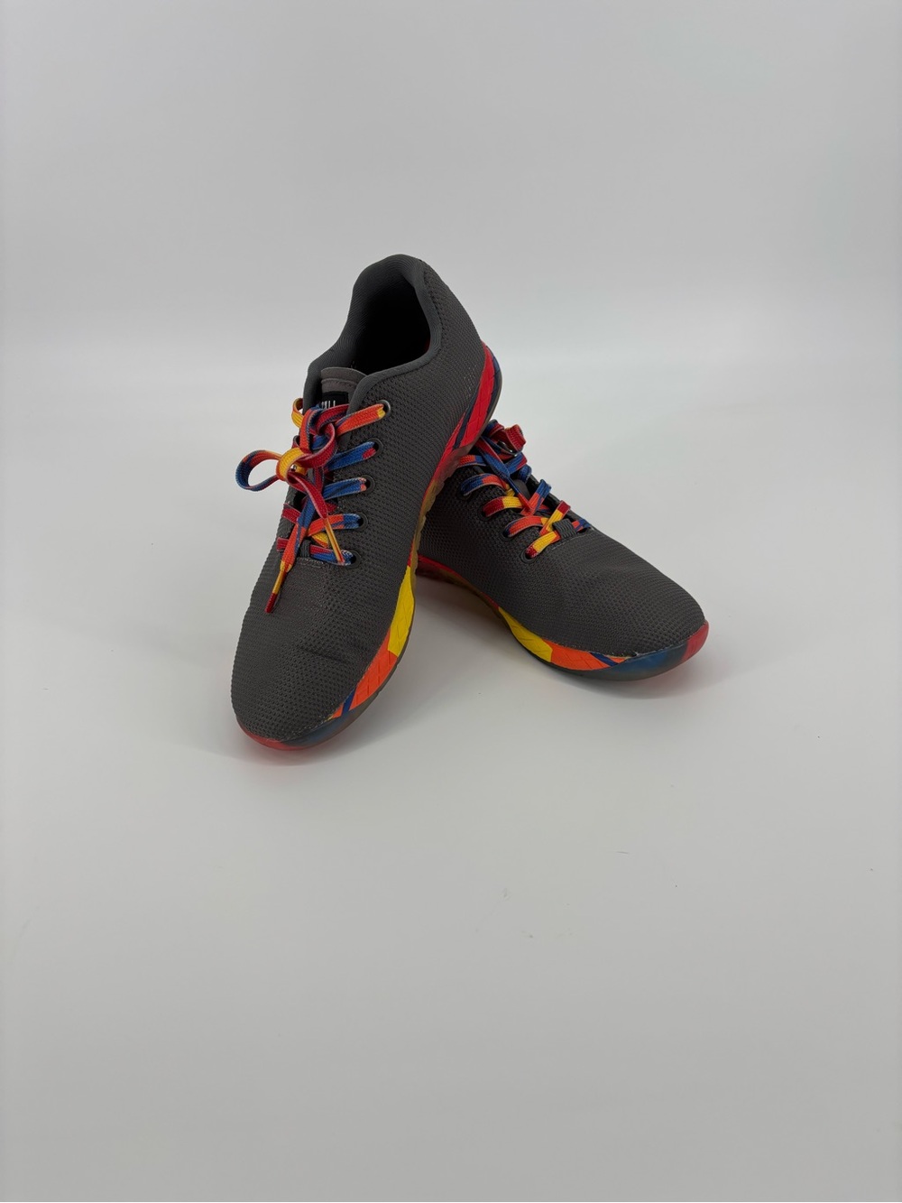 NOBULL Allday Knit Shoes Mens 10 Womens 11.5 Gray Multi Color Athletic Trainers